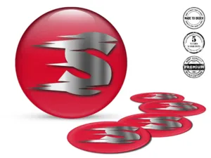 Custom Domed Decals Resin Logo for Wheels